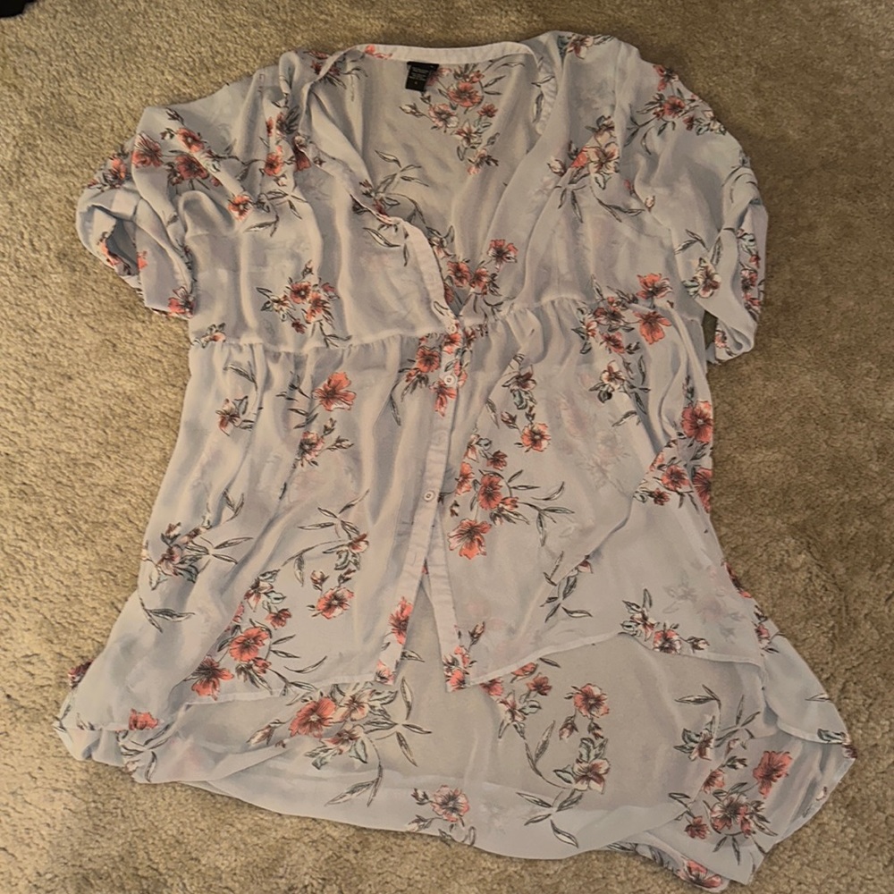 Torrid Floral High Low Top